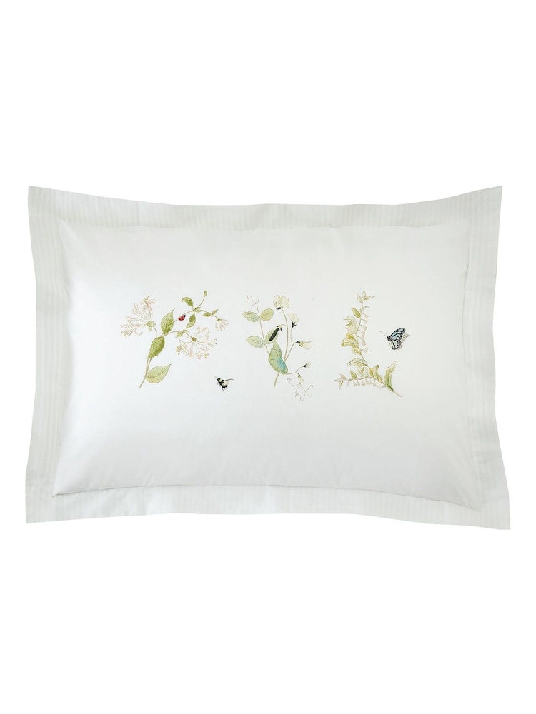 Sophie Allport Green Wild Floral Duvet Cover and Pillowcase Set - Image 5 of 6