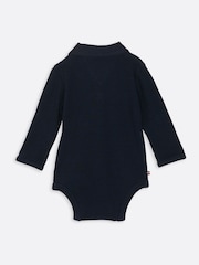 Tommy Hilfiger Blue Ribbed Bodysuit - Image 2 of 4
