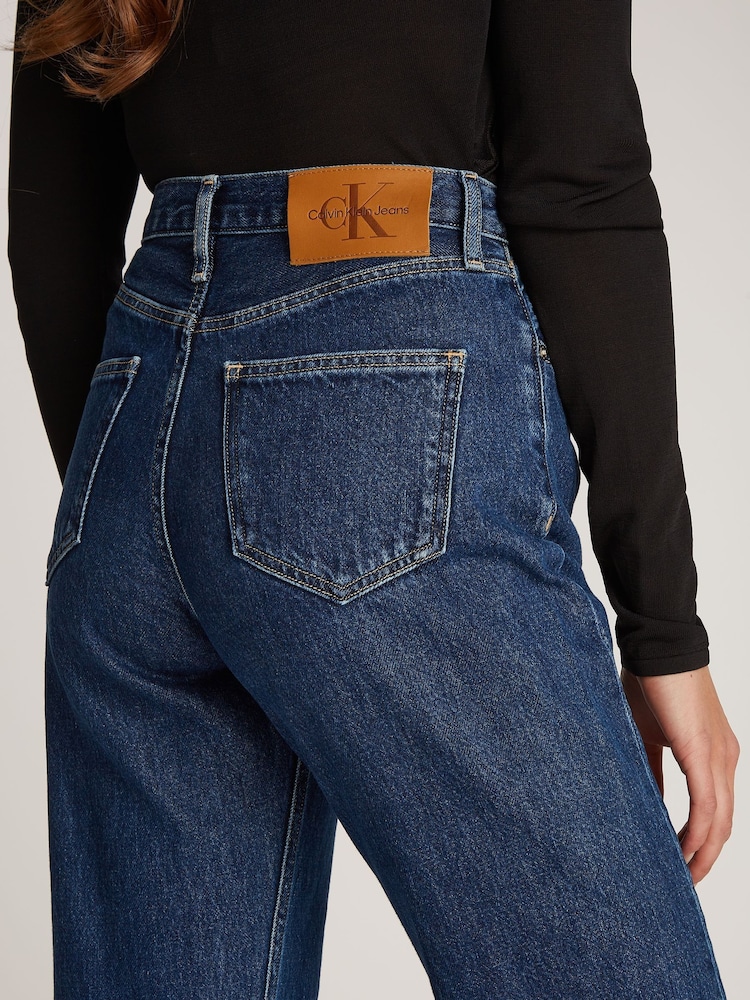 Calvin Klein Blue Authentic Bootcut Jeans - Image 3 of 6