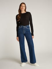Calvin Klein Blue Authentic Bootcut Jeans - Image 4 of 6