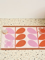 Orla Kiely Blush Stem Bloom Duo 100% Cotton Bath Mat - Image 1 of 3