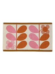 Orla Kiely Blush Stem Bloom Duo 100% Cotton Bath Mat - Image 3 of 3