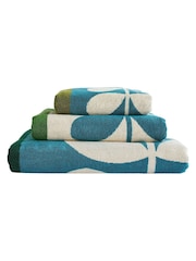 Orla Kiely Willow Stem Check Bath Towel - Image 5 of 5