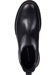 Tommy Hilfiger Black Chunky Leather Chelsea Boots - Image 4 of 5