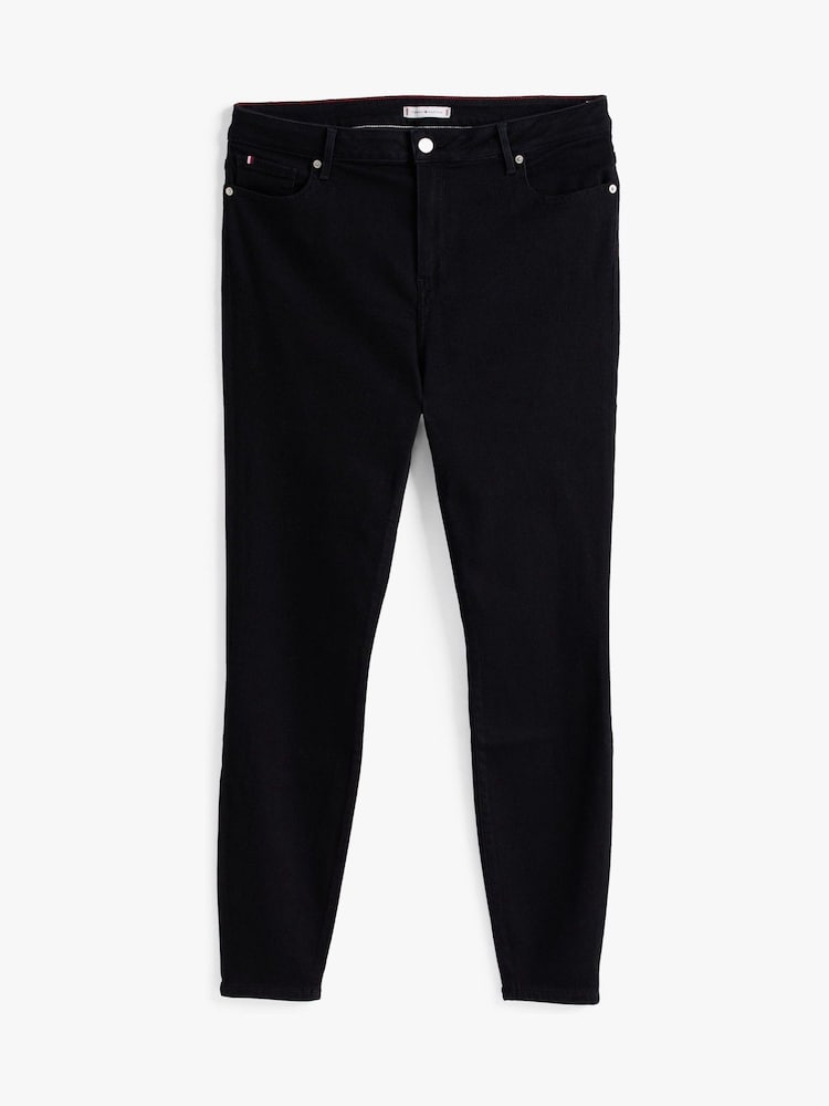 Tommy Hilfiger Black Curve Harlem High Rise Skinny Jeans - Image 5 of 5 Tommy Hilfiger Black Curve Harlem High Rise Skinny Jeans - Image 5 of 5