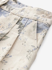 Floral Printed Denim 100% Cotton Shorts - Image 7 of 8