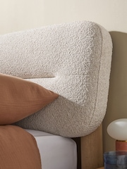 MADE.COM Soft Touch Boucle Natural Maxton Bed - Image 2 of 4