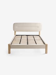 MADE.COM Soft Touch Boucle Natural Maxton Bed - Image 4 of 4