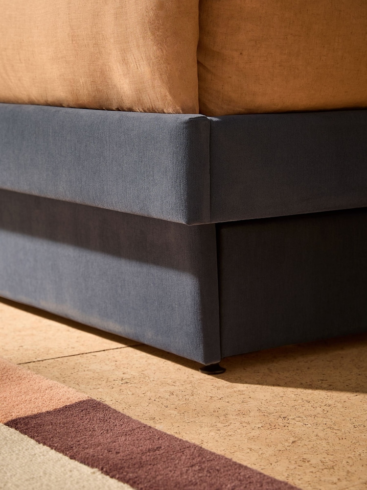 MADE.COM Navy Robyn Platform Storage Bed - Image 3 of 5