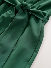 Emerald Green Cowl Neck Jumpsuit - Image 6 of 7