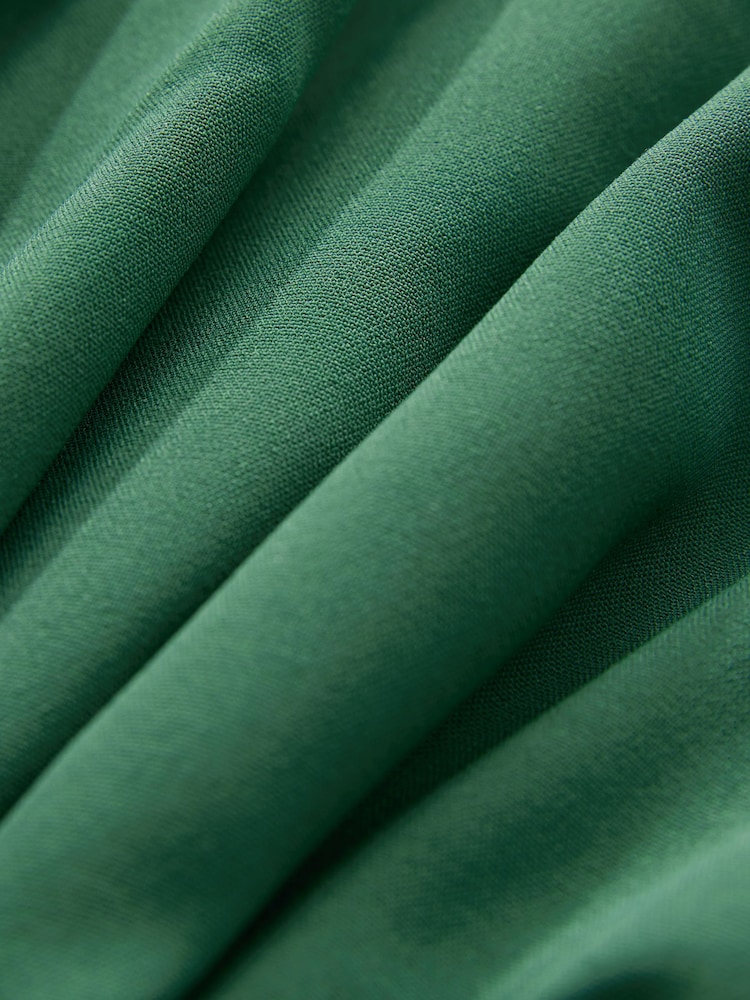 Emerald Green Cowl Neck Jumpsuit - Image 7 of 7