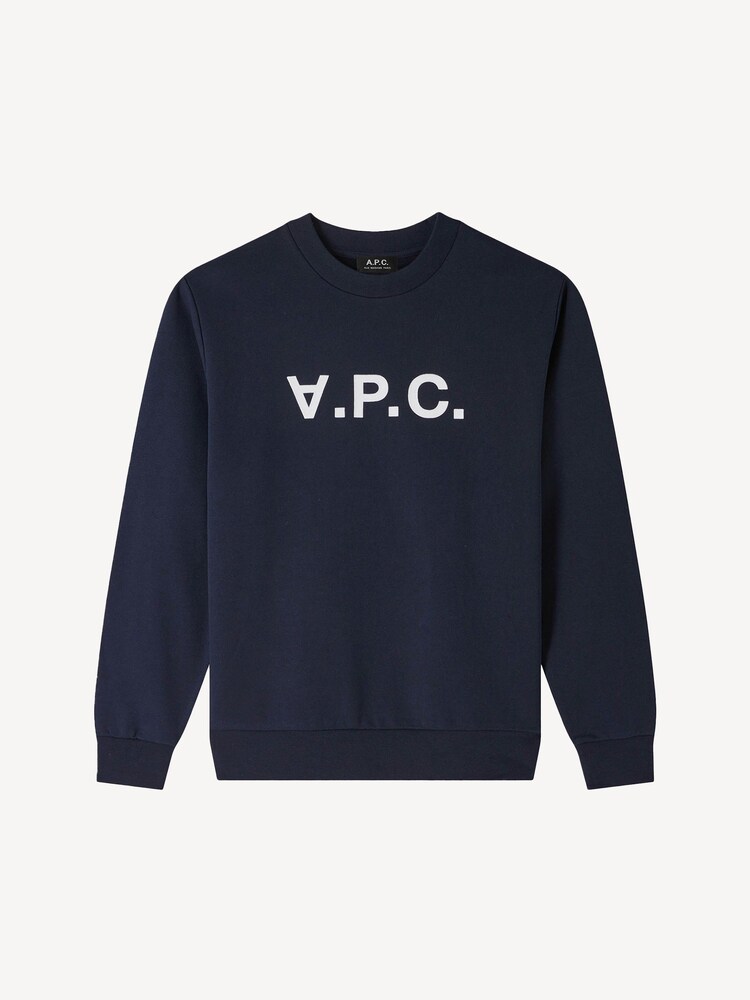 A.P.C. Navy Large Standard Sweatshirt - Image 3 of 3