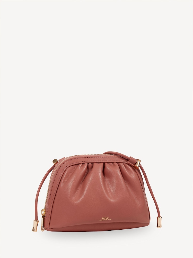 A.P.C Pink Ninon Small Scholarship Bag - Image 3 of 3 A.P.C Pink Ninon Small Scholarship Bag - Image 3 of 3