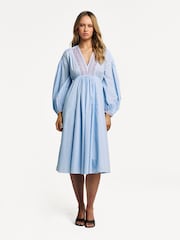A.P.C. Blue Anni  Dress - Image 1 of 5