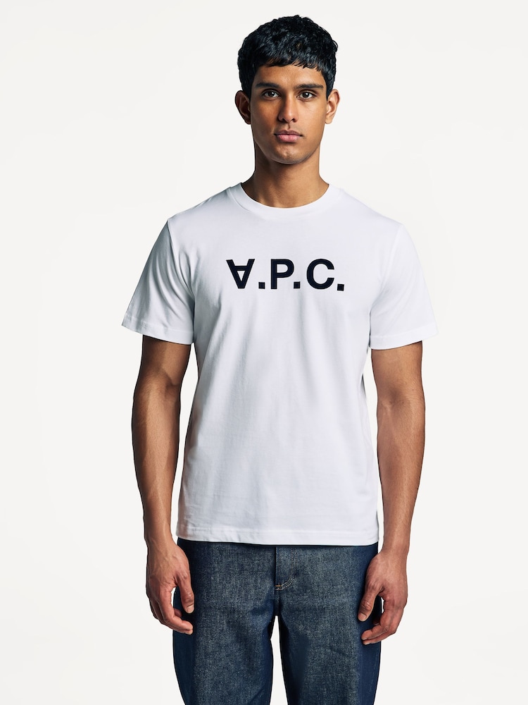 A.P.C. White Large Standard T-Shirt - Image 1 of 6 A.P.C. White Large Standard T-Shirt - Image 1 of 6