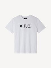 A.P.C. White Large Standard T-Shirt - Image 6 of 6