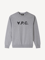 A.P.C. Grey Large Standard Sweatshirt - Image 6 of 6