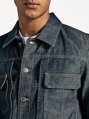 A.P.C. Black Work Denim Jacket - Image 5 of 7