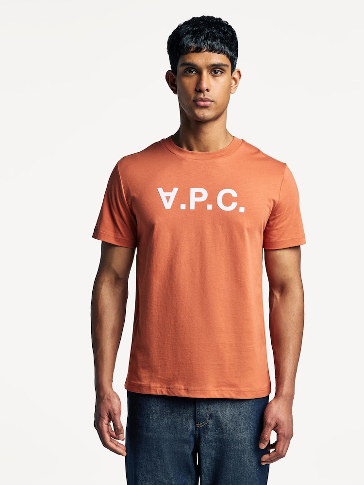 A.P.C. Orange Large Standard T-Shirt - Image 1 of 4