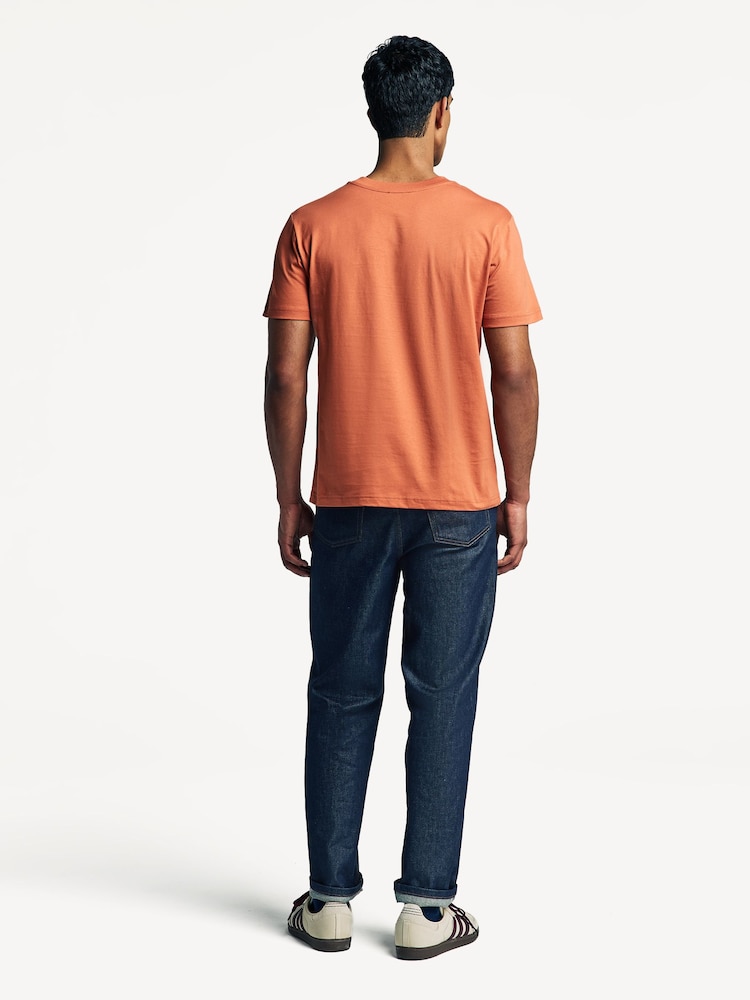 A.P.C. Orange Large Standard T-Shirt - Image 2 of 4 A.P.C. Orange Large Standard T-Shirt - Image 2 of 4