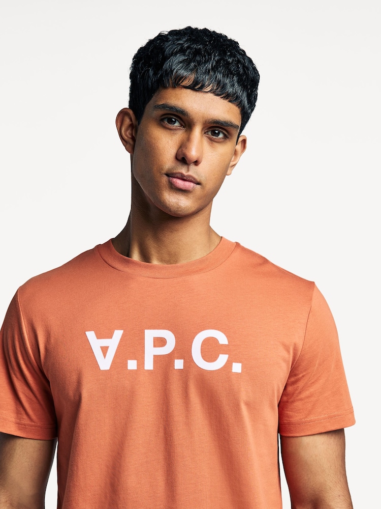 A.P.C. Orange Large Standard T-Shirt - Image 4 of 4