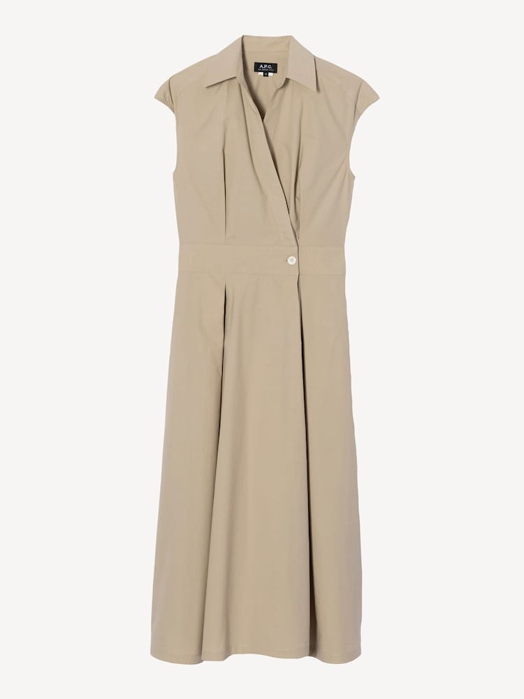A.P.C. Nude Athena Dress - Image 7 of 7