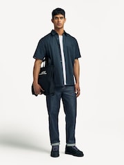 A.P.C. Blue Ross Logo Shirt - Image 2 of 6