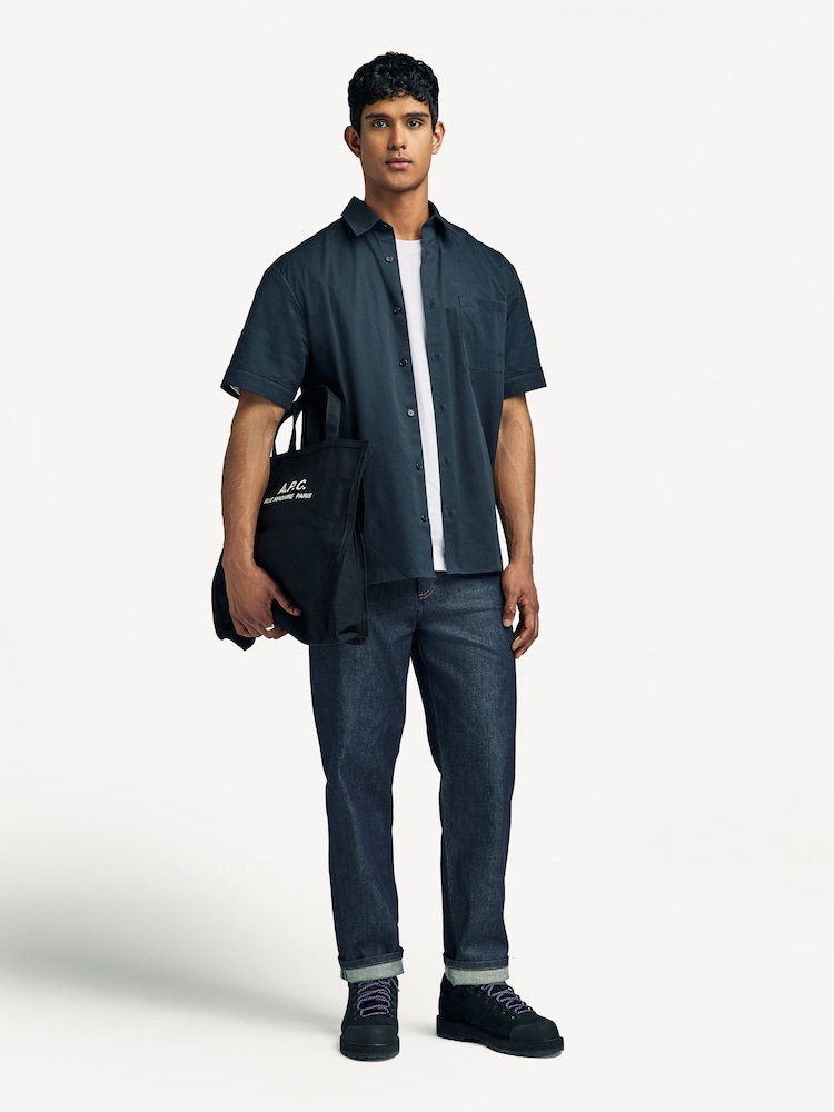 A.P.C. Blue Ross Logo Shirt - Image 2 of 6