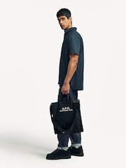 A.P.C. Blue Ross Logo Shirt - Image 3 of 6