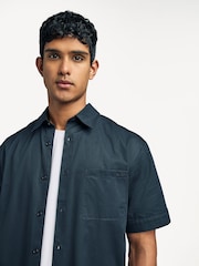 A.P.C. Blue Ross Logo Shirt - Image 5 of 6