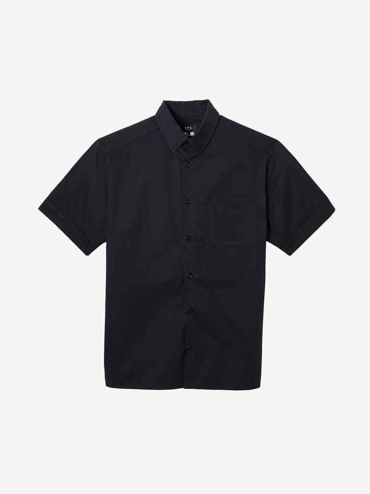 A.P.C. Blue Ross Logo Shirt - Image 6 of 6