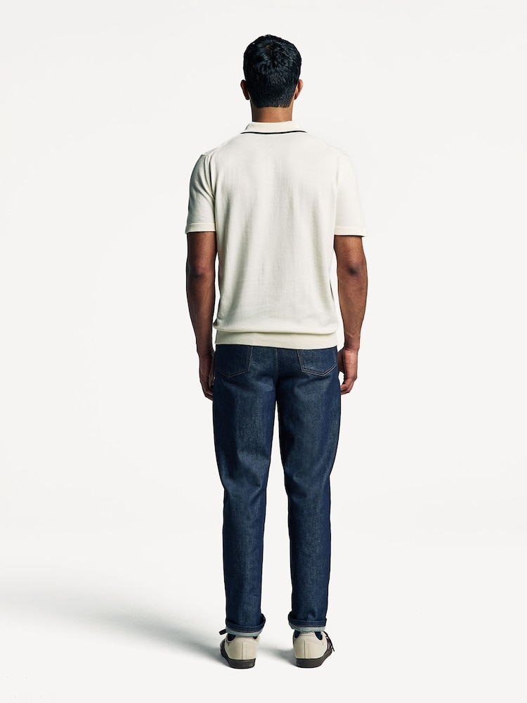 A.P.C. Cream Fynn Polo Shirt - Image 2 of 4