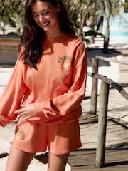 Orange Cotton Jersey Sweatshirt - Image 5 of 5