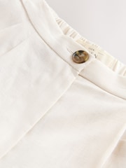 Natural 100% Linen Bermuda Shorts - Image 7 of 8
