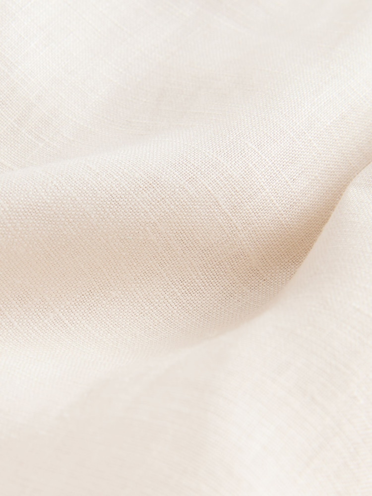 Natural 100% Linen Bermuda Shorts - Image 8 of 8