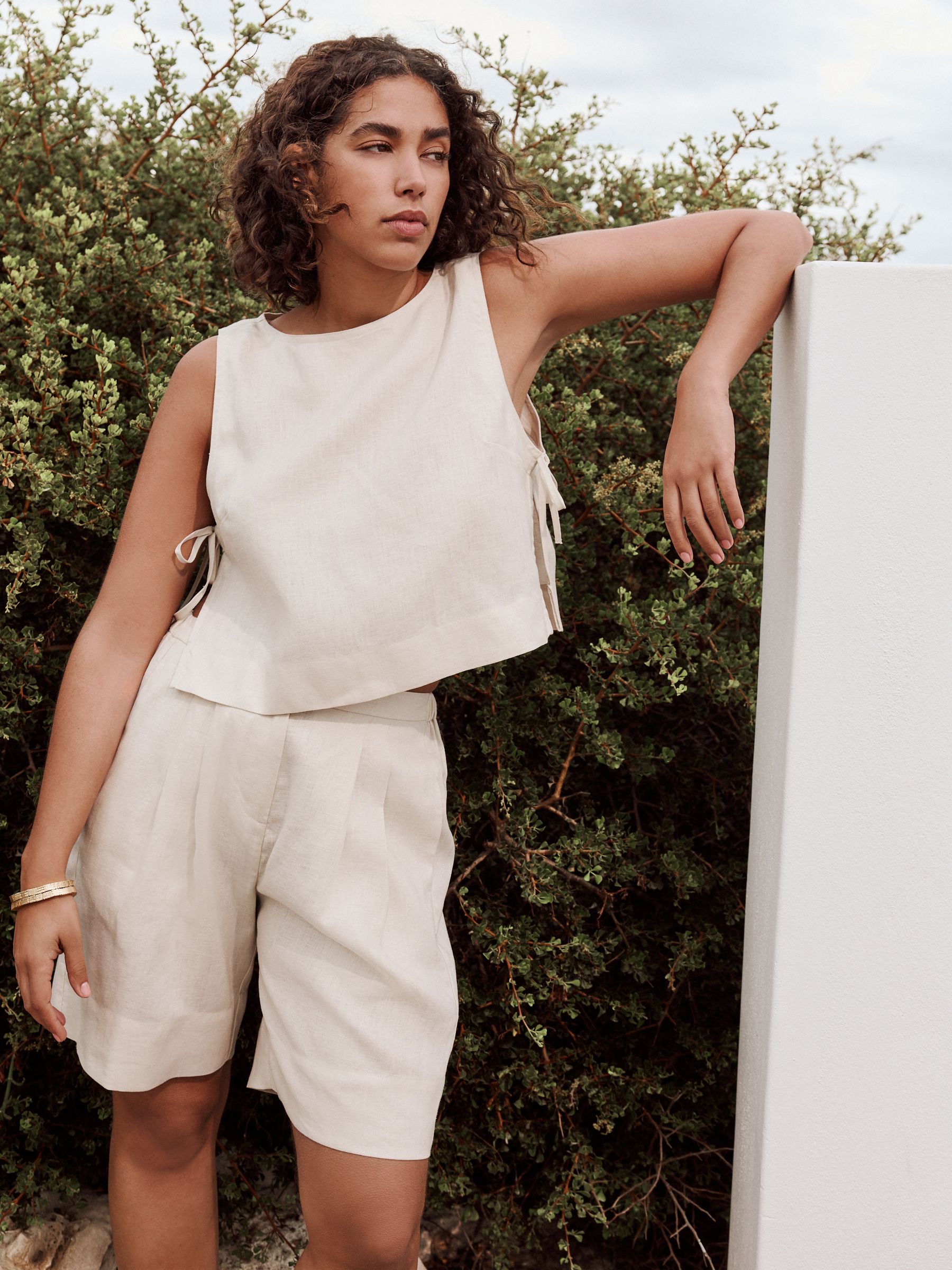 Buy Natural Linen Shell Top from the Next UK online shop