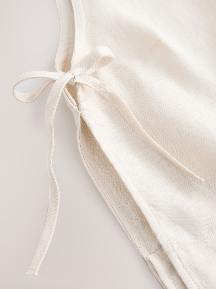 Natural Linen Shell Top - Image 9 of 9