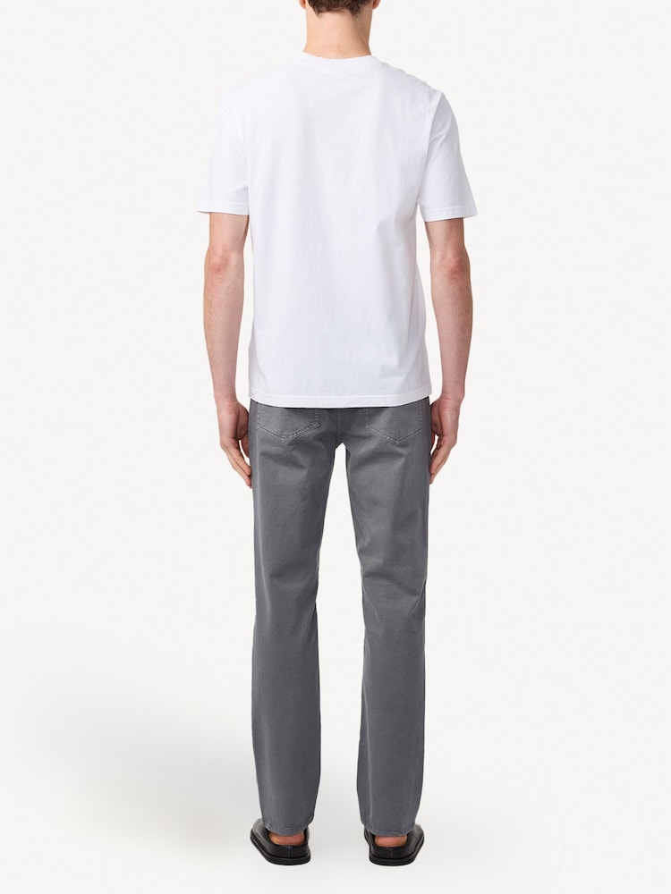 NN.07 White Adam Logo T-Shirt - Image 2 of 6 NN.07 White Adam Logo T-Shirt - Image 2 of 6
