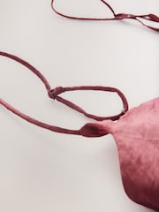 Plum Purple Dropped Waist Slip Maxi Dress - Image 9 of 9