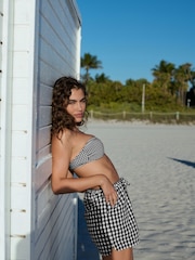 Black/White Gingham Shorts - Image 6 of 7
