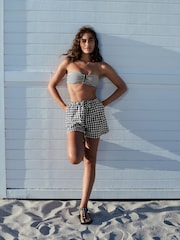 Black/White Gingham Shorts - Image 7 of 7