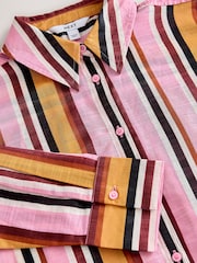 Pink/Plum Beach Shirt Cover-Up - Image 10 of 10