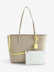 DKNY Saige Brown Tote Bag - Image 1 of 6