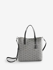 DKNY Saige Tote Cross-Body Black Bag - Image 5 of 6