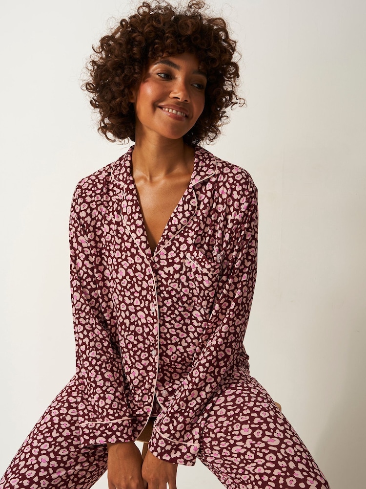 Stripe & Stare Long Sleeve Pyjamas Set - Image 1 of 6