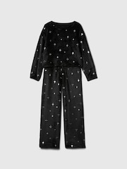 Gap Black Soft Touch Long Pyjamas (4-13yrs) - Image 1 of 3