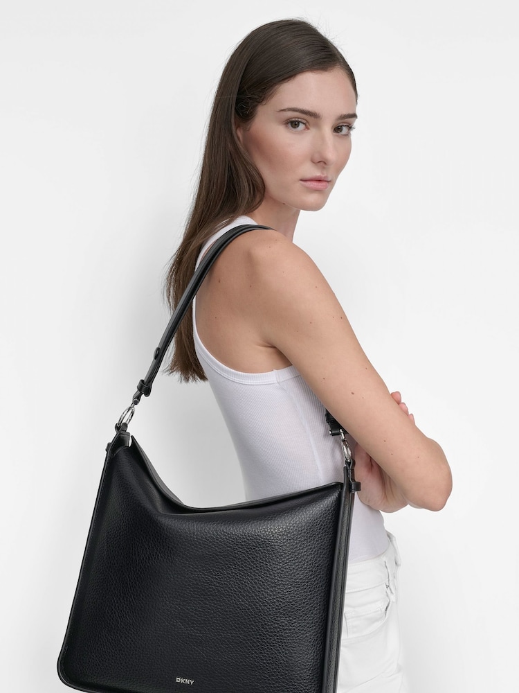 DKNY Akia Hobo Black Bag - Image 1 of 7