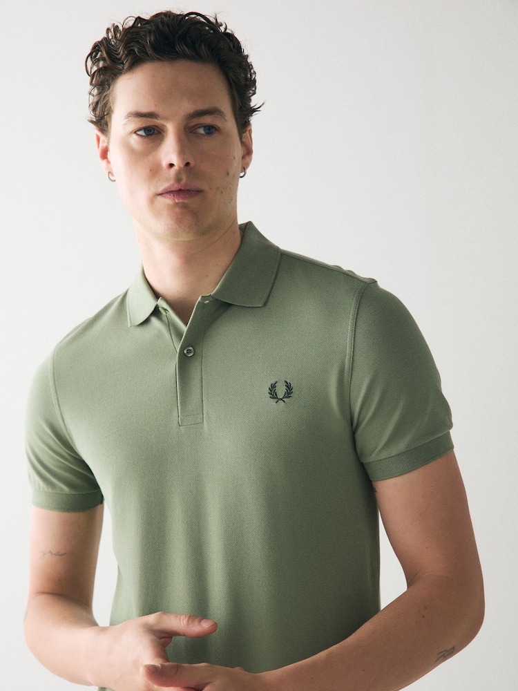 Fred Perry Plain Polo Shirt - Image 4 of 6