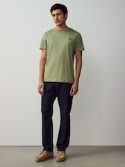 Зеленый - Футболка с круглым вырезом Fred Perry - Image 2 of 6