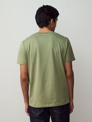 Зеленый - Футболка с круглым вырезом Fred Perry - Image 3 of 6